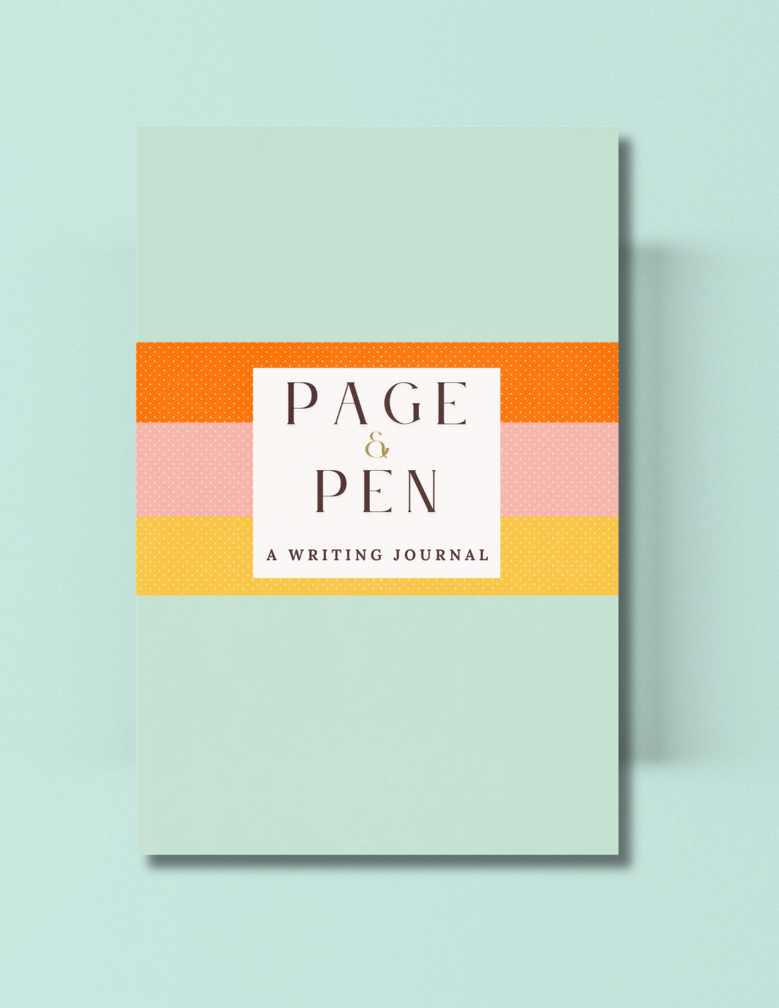PAGE & PEN: A 32-page lined minimalist space to write what's real, process what matters, and let the rest go without judgment.