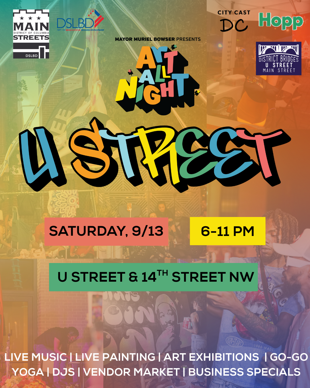 🎨🪩Art All Night | R&B Yoga Grooves