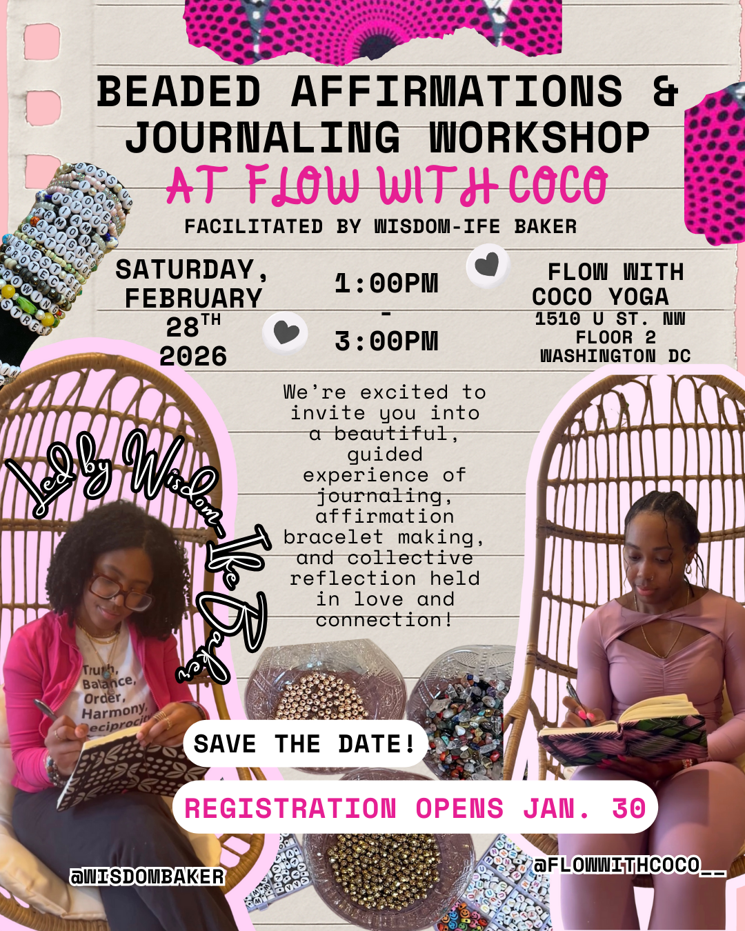 Beaded Affirmations & Journaling 📿✍🏽