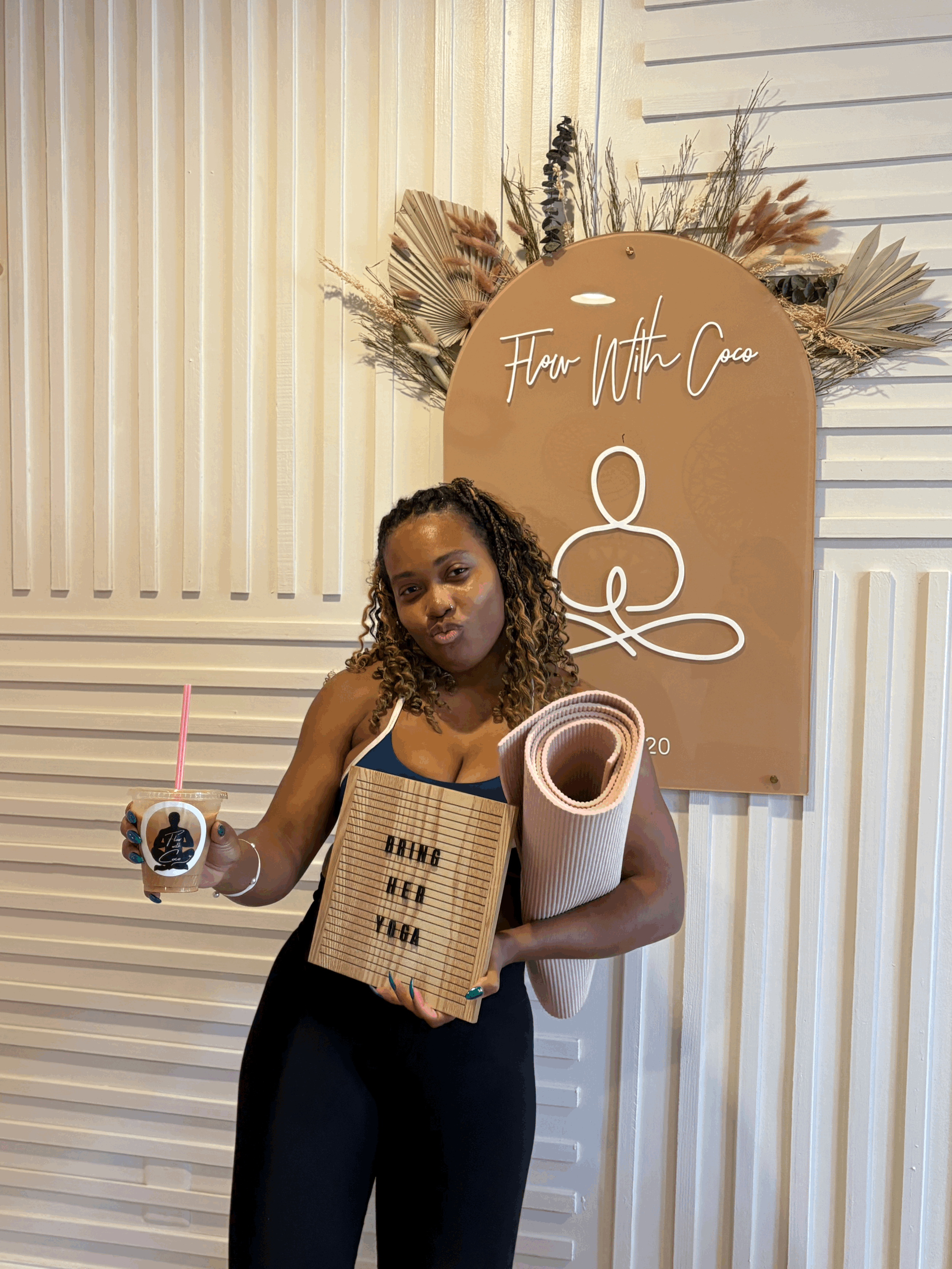 Valentine’s for the Girls: Bring HER Yoga &amp; Tea Sip🩷🧘🏽‍♀️ 🫖