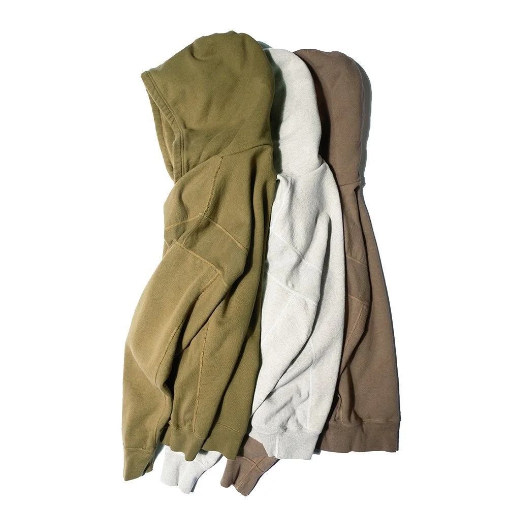 THE FABRIC "ASH RIB HOODIE"
