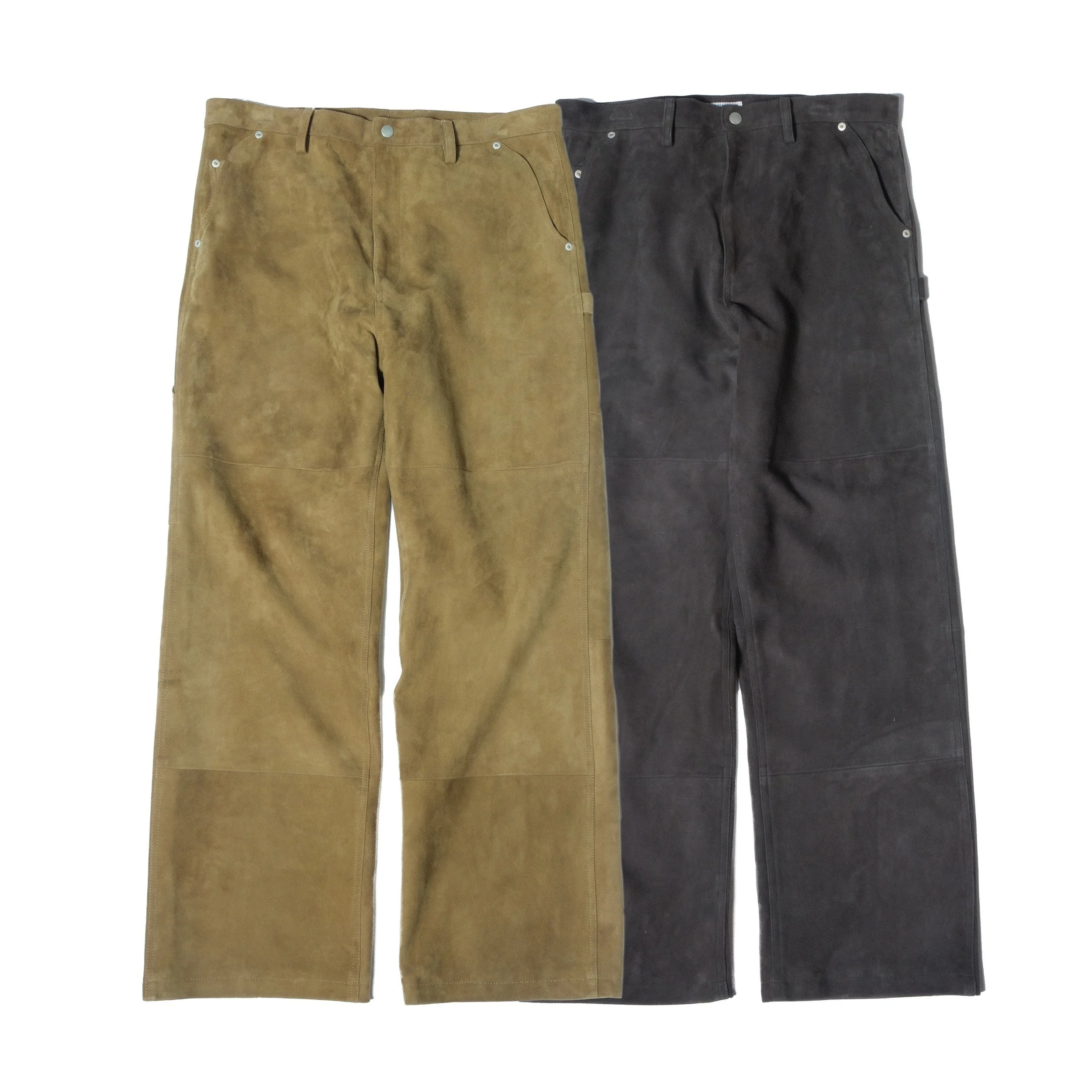 THE FABRIC “LEATHER PAINTER PANTS”