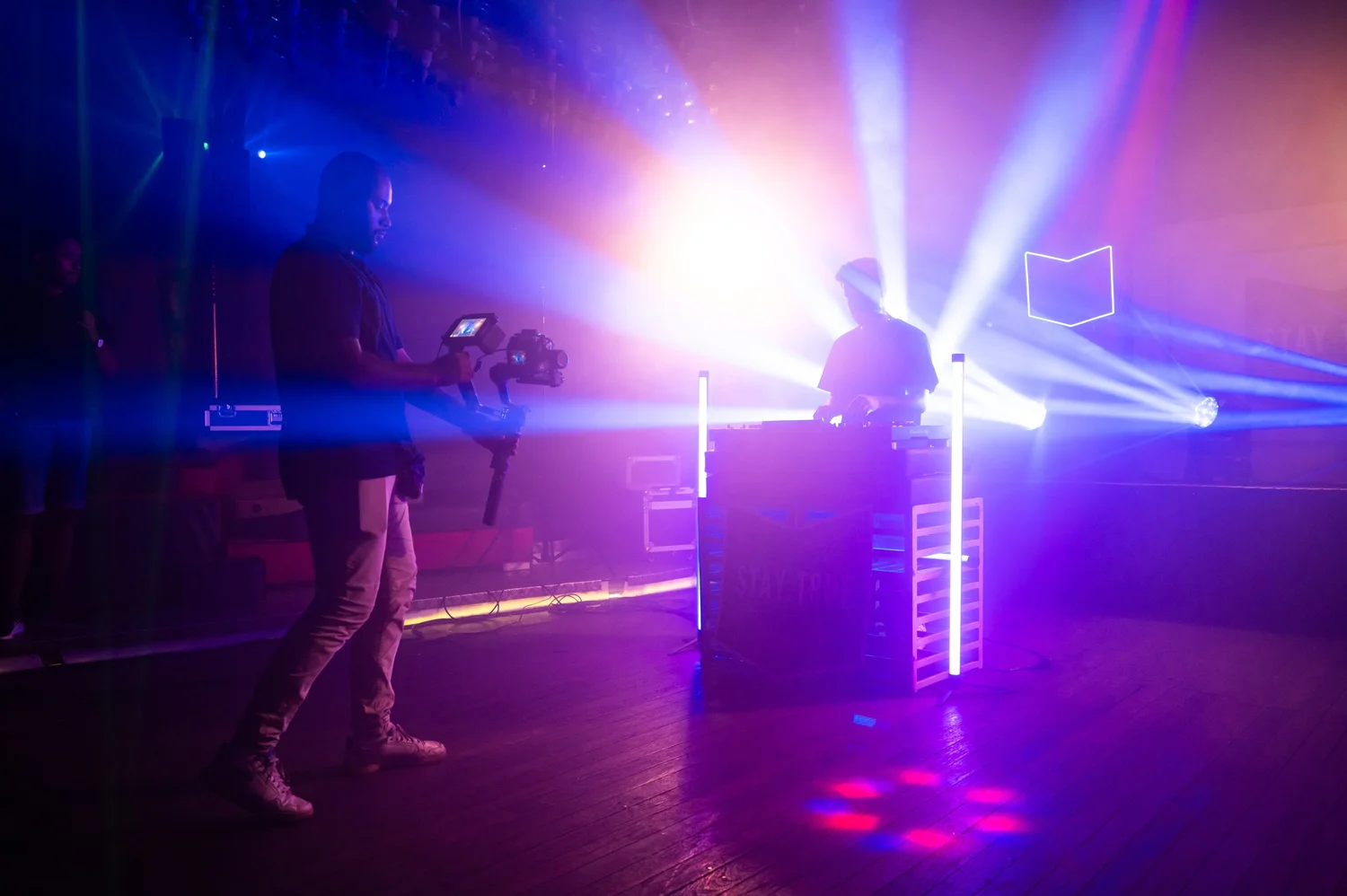Behind the scenes on the Into The Mix shoot