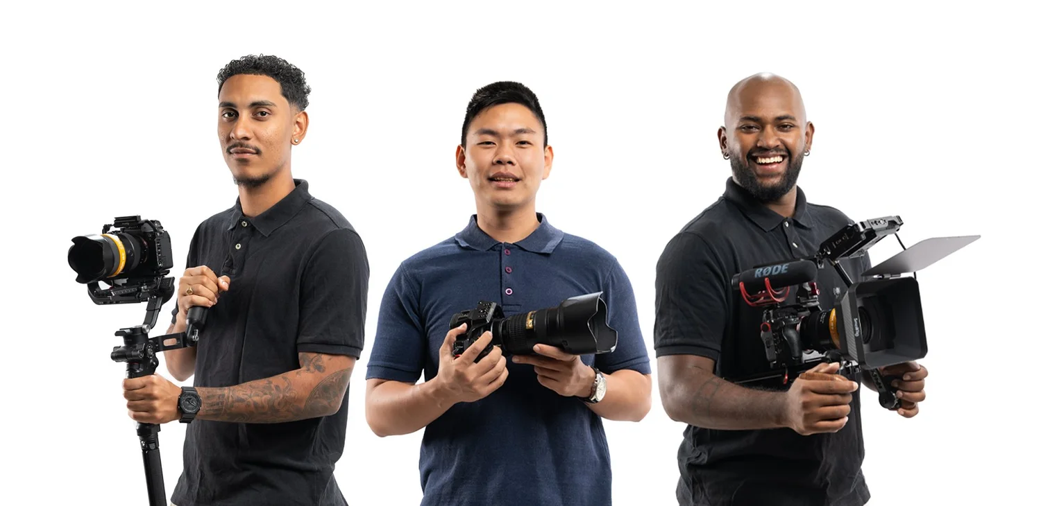 The three Recon Studio filmmakers