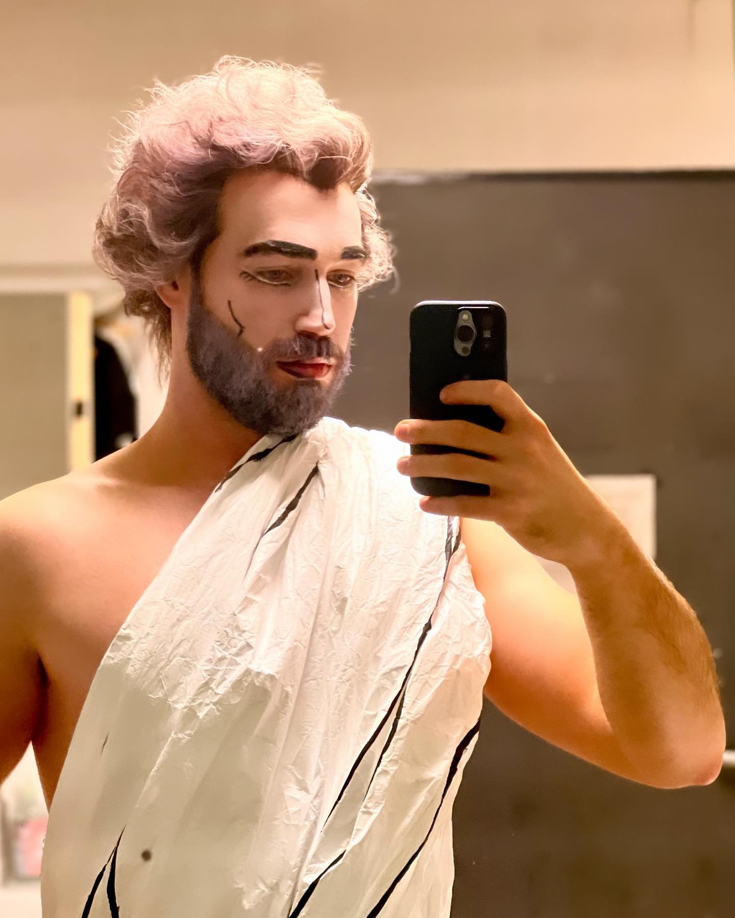 After seeing his costume last night, Bacchus is now seriously considering switching to low carb beer.