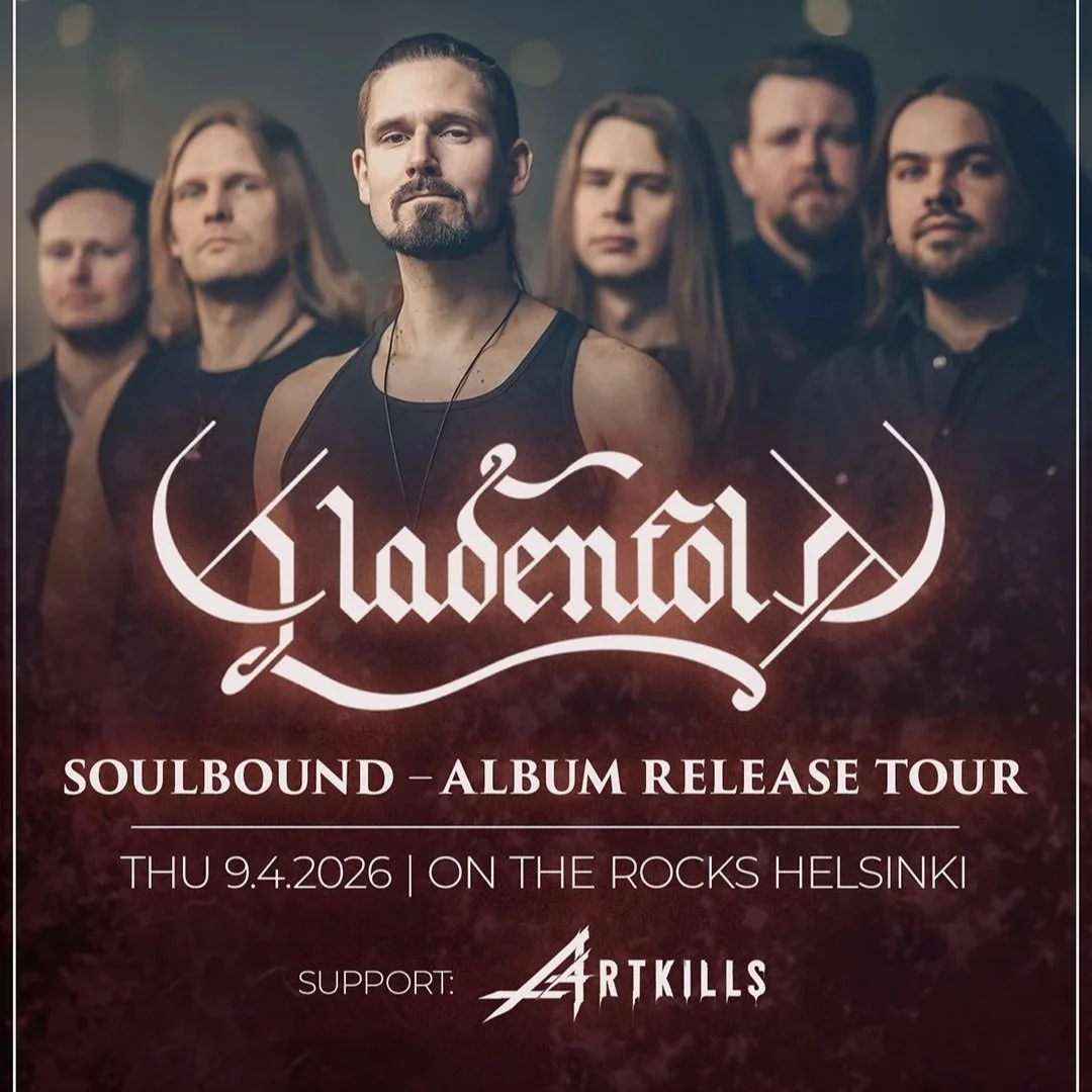 Gladenfold, Soulbound – Album Release Party 9.4.2026 // On the Rocks, Helsinki