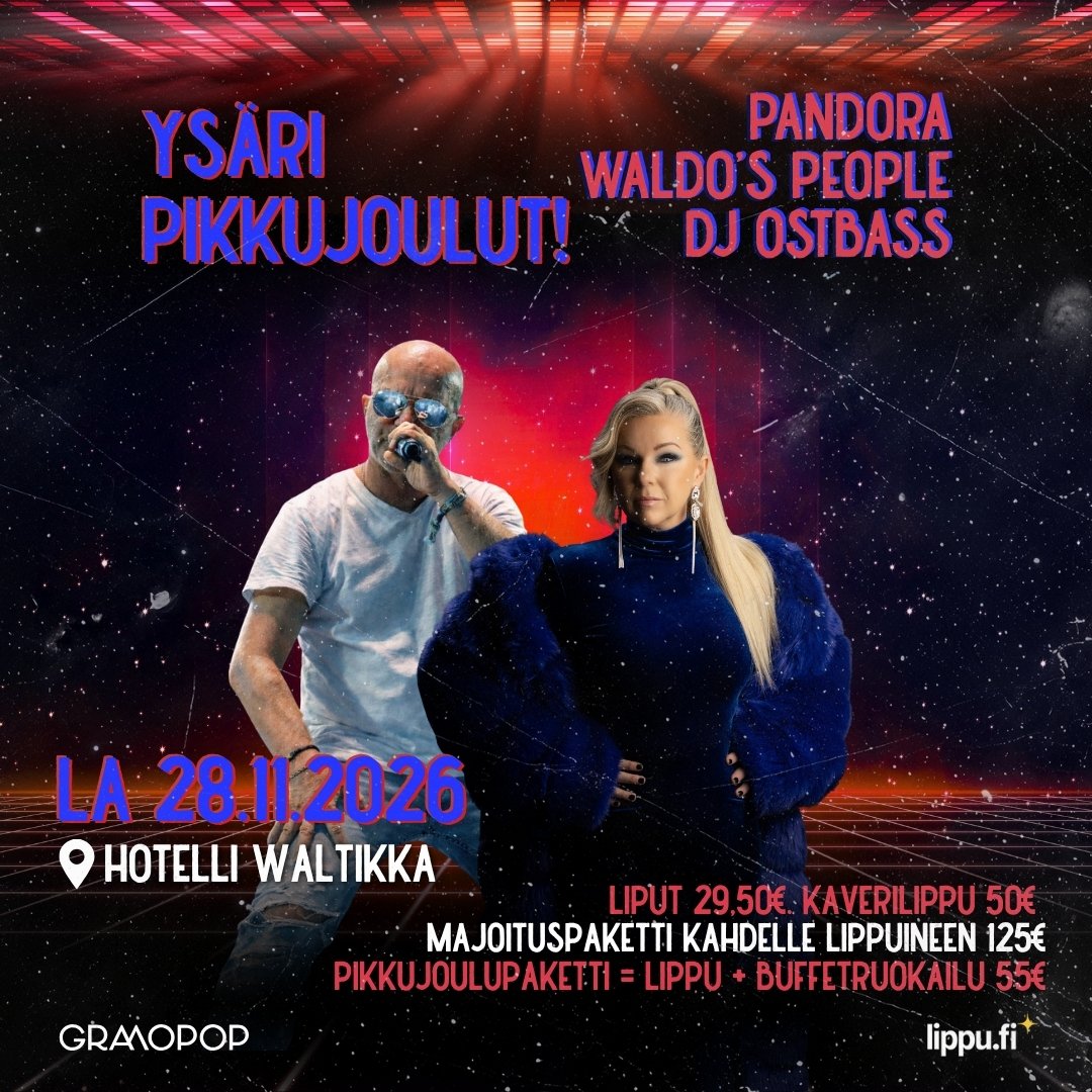 Ysäri Pikkujoulut, Hotelli Waltikka 28.11.2026