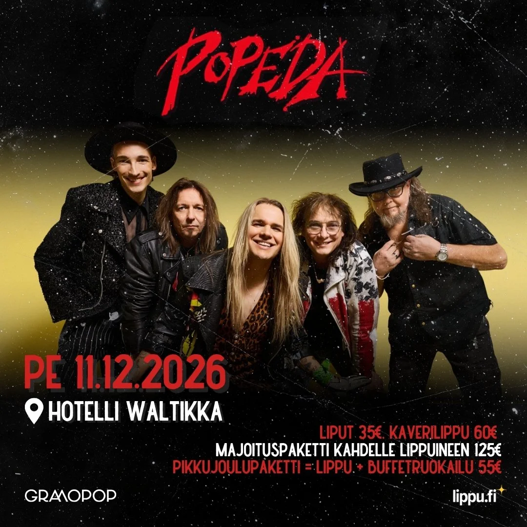 Popeda, Hotelli Waltikka 11.12.2026