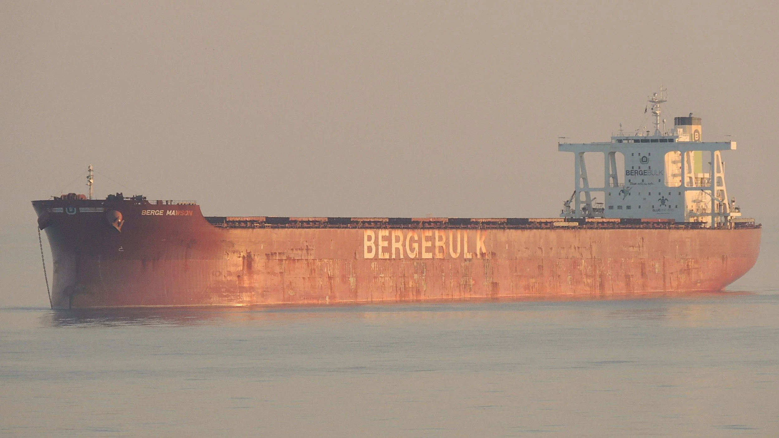 mv Berge Mawson - 03/07/25 - IJmuiden anchorage, North Sea.