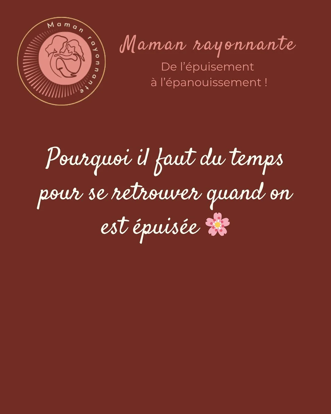 Sortir de l&rsquo;&eacute;puisement, ce n&rsquo;est pas juste &ldquo;se reposer un week-end&rdquo; ou &ldquo;prendre un bain de temps en temps&rdquo;...

C&rsquo;est un processus de transformation en profondeur 💫

👉 Ton corps, ton c&oelig;ur et ton
