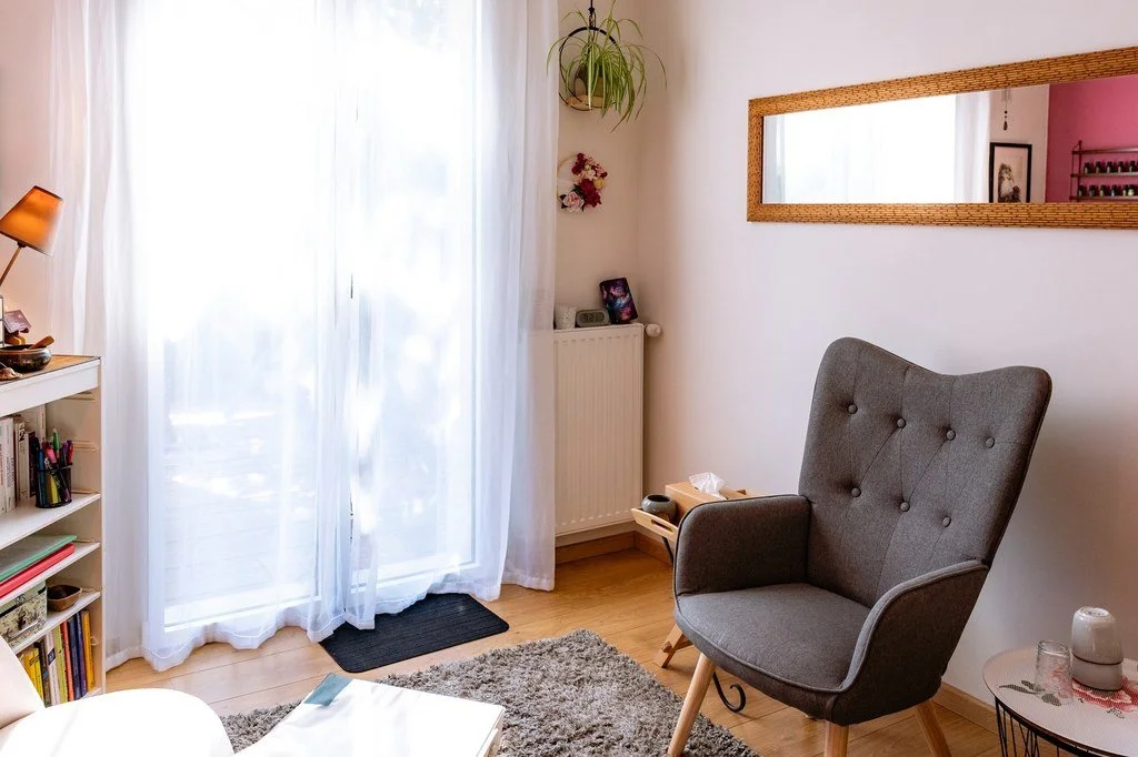 fauteuil client du cabinet de kinésiologie à St Martin-en-Haut
