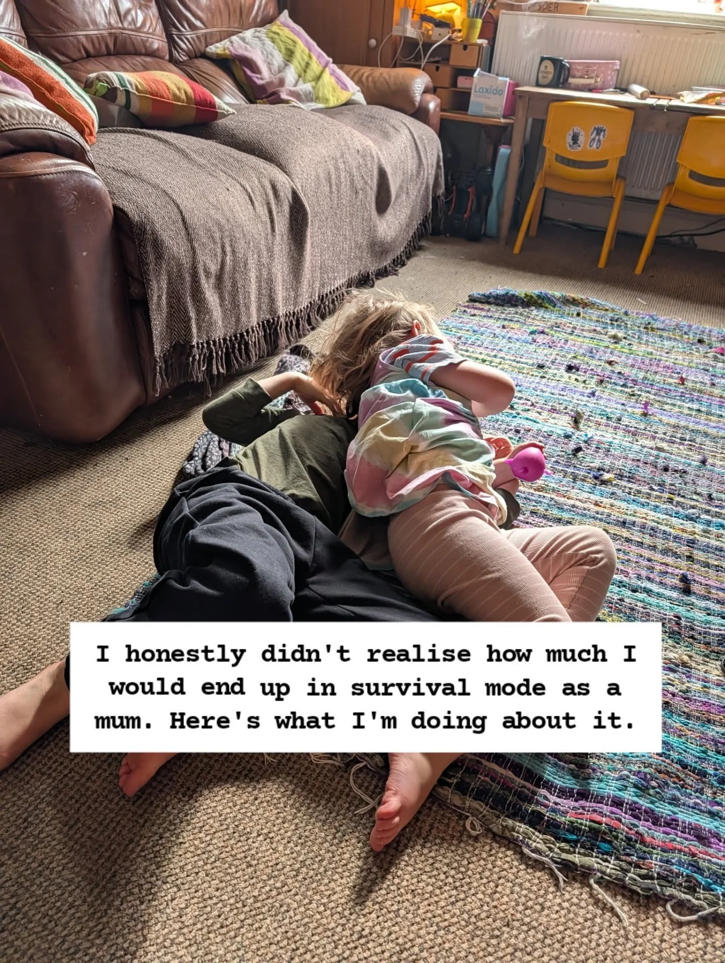 Here&rsquo;s the truth.

My vision of becoming a mum was very different to the reality of motherhood.

I experienced birth trauma that completely knocked me sideways.
Sleep deprivation really affected my mental health.
And if I&rsquo;m honest&hellip;