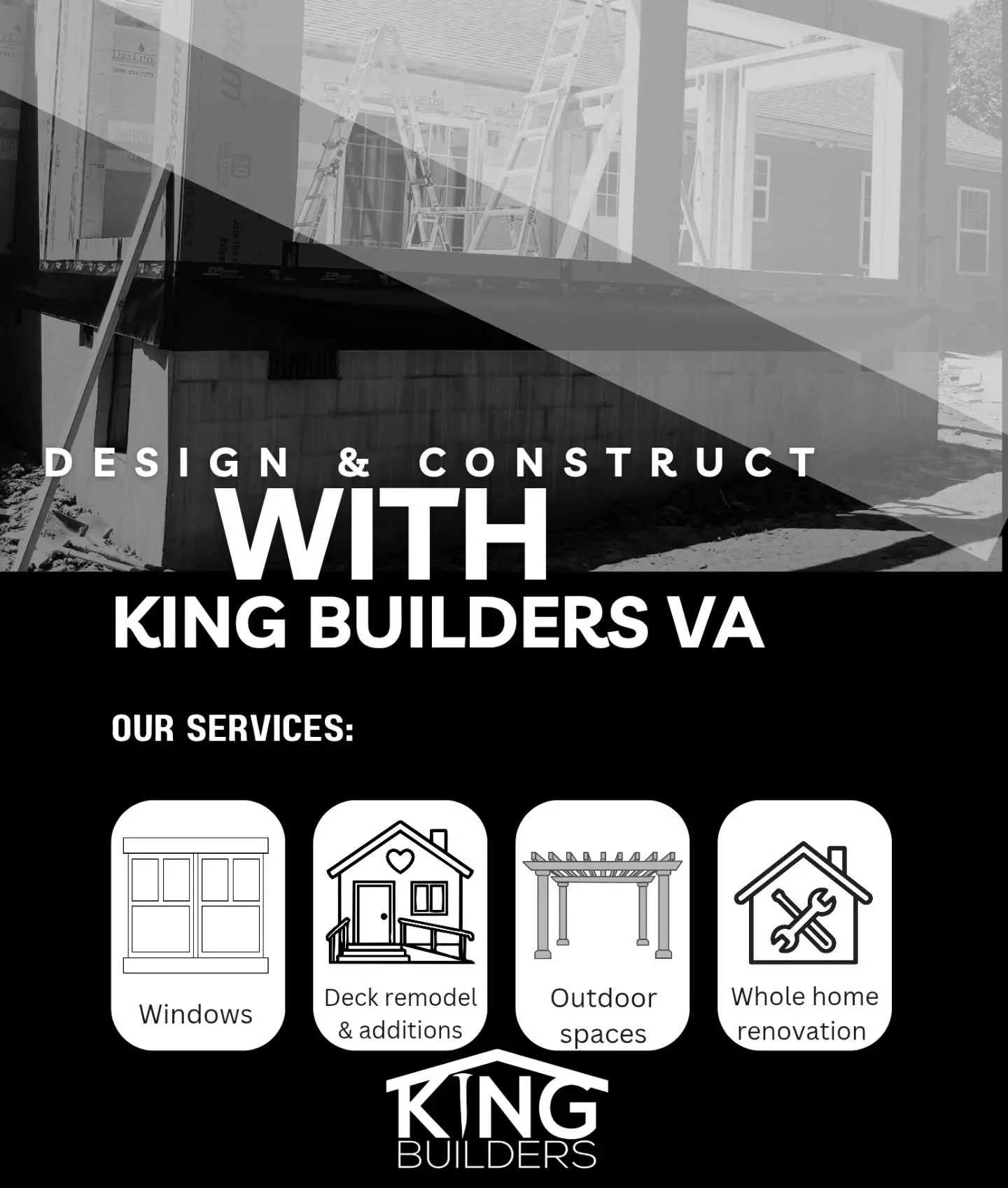 King Builders has what it takes to make your vision a reality and your house feel like your home.

#kingbuildersva #homeconstruction #homerenovation