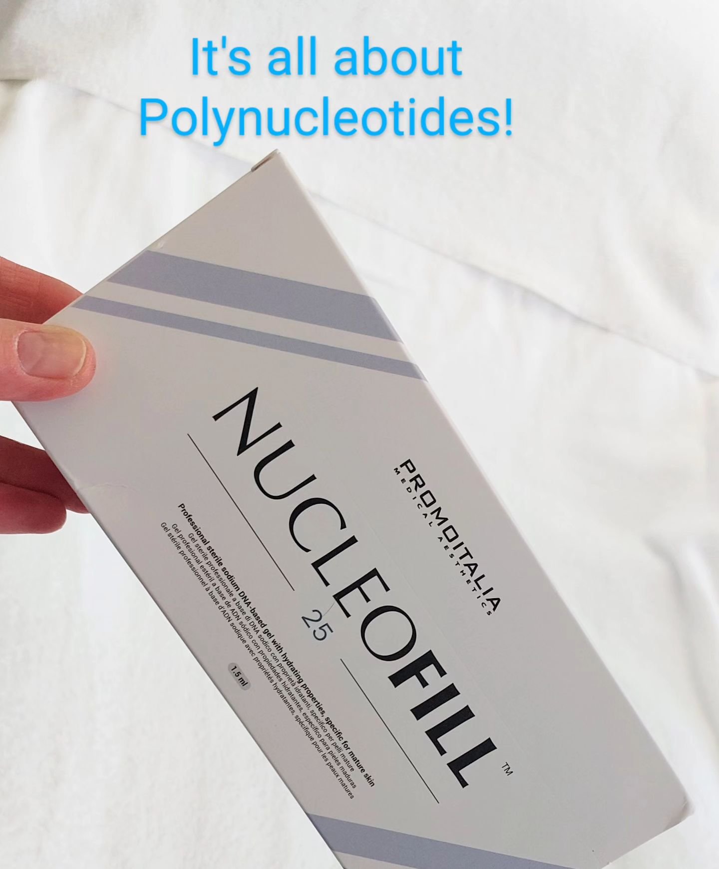This week has all been about polynucleotides.
This injectable biostimulator kick-start the regeneration of your skin. PN's ate a natural way to improve your skin on a cellular level, boosting collagen and elastin by up regulating the fibroblasts cell