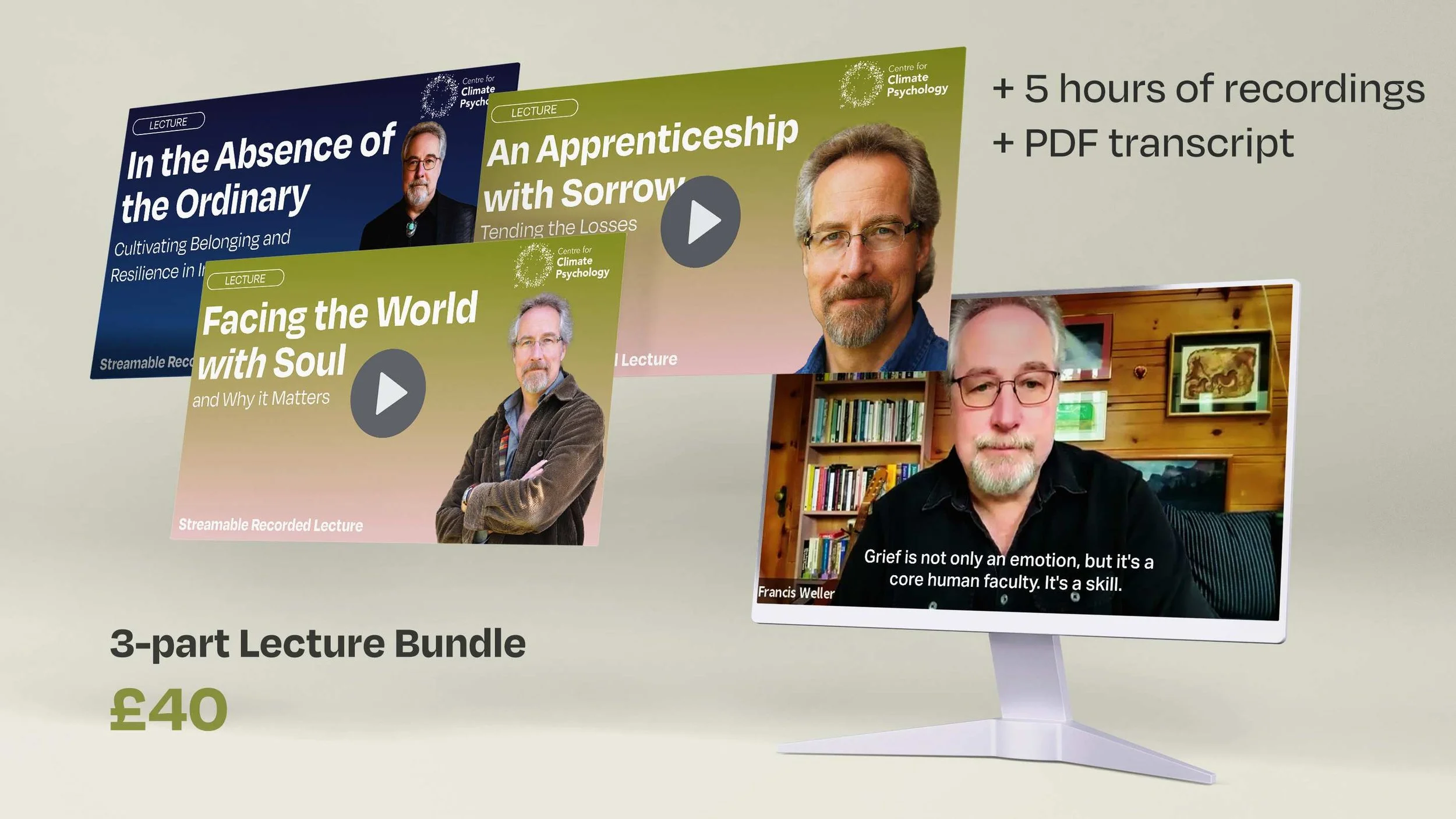 Francis Weller Live Lectures x3 Bundle