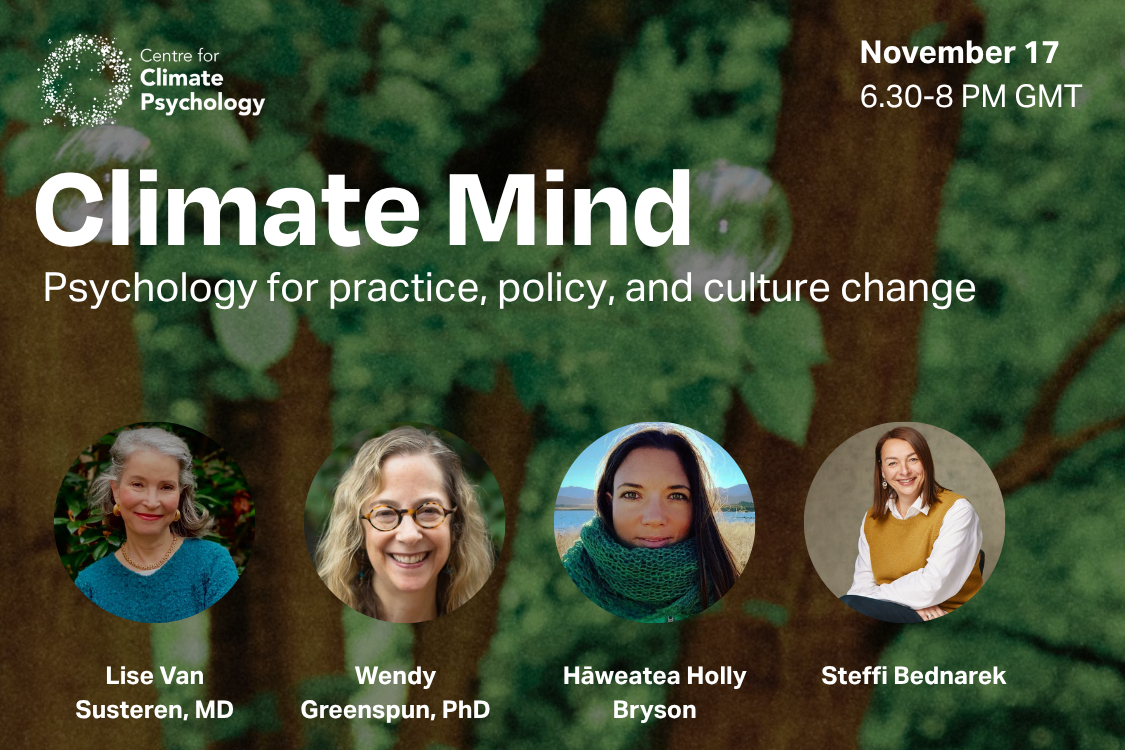 Climate Mind: Psychology for practice, policy, and culture change ...