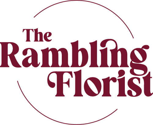 The Rambling Florist Logo - Premier Preserved Wedding Bouquet Cincinnati