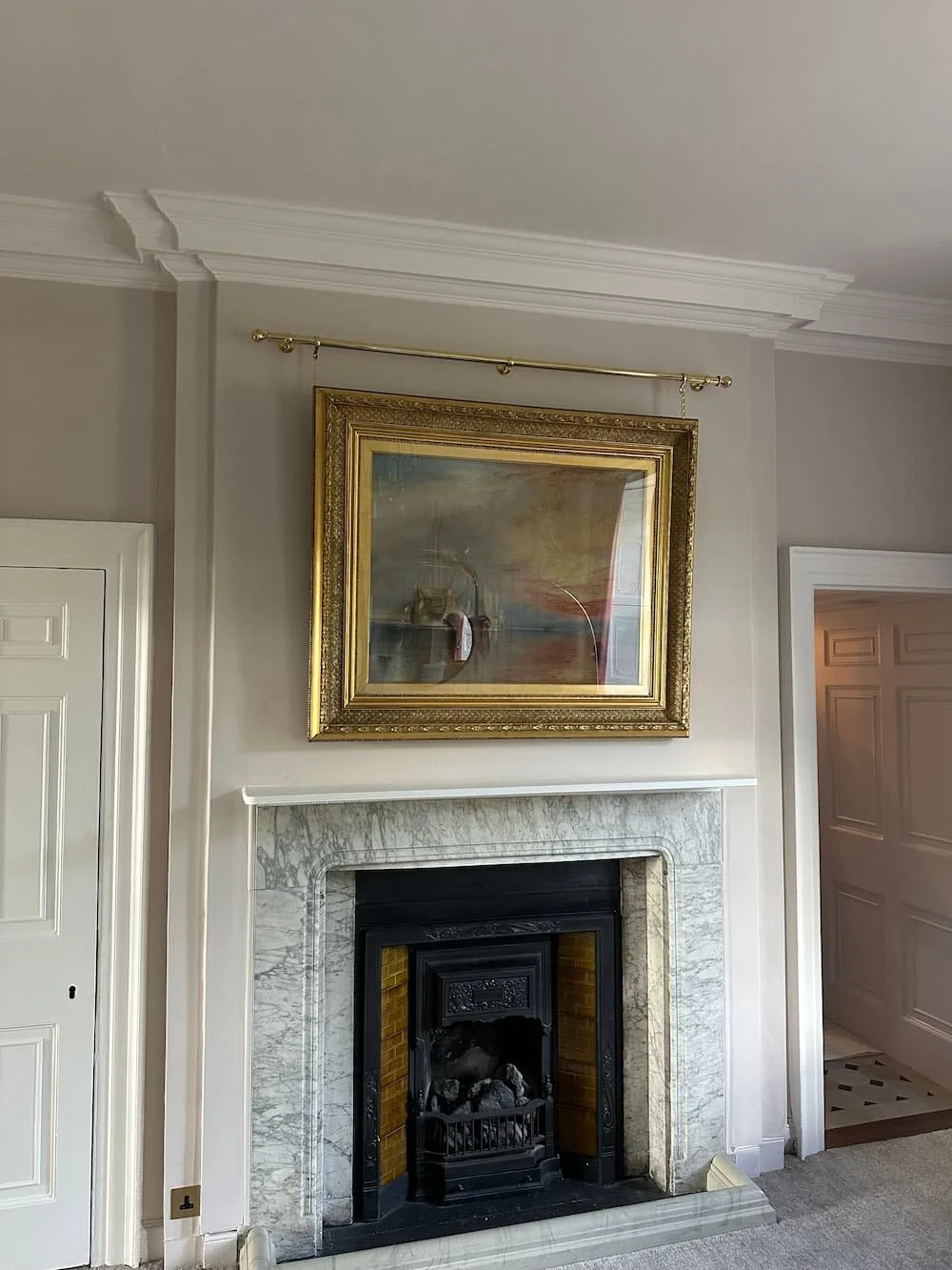Installing Old Masters at Chatham Historic Dockyard, Kent