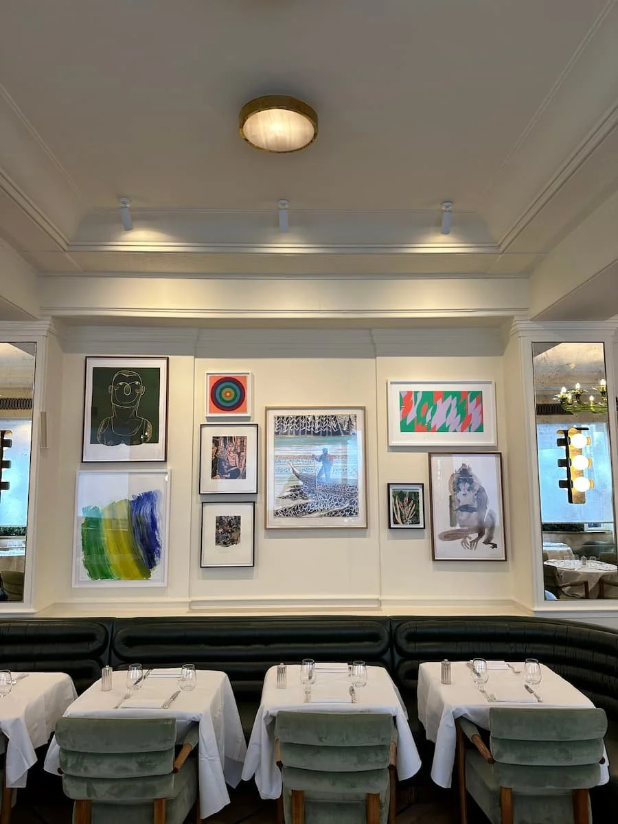 The Salon hang professionally installed and showcases the best artworks from the collection.