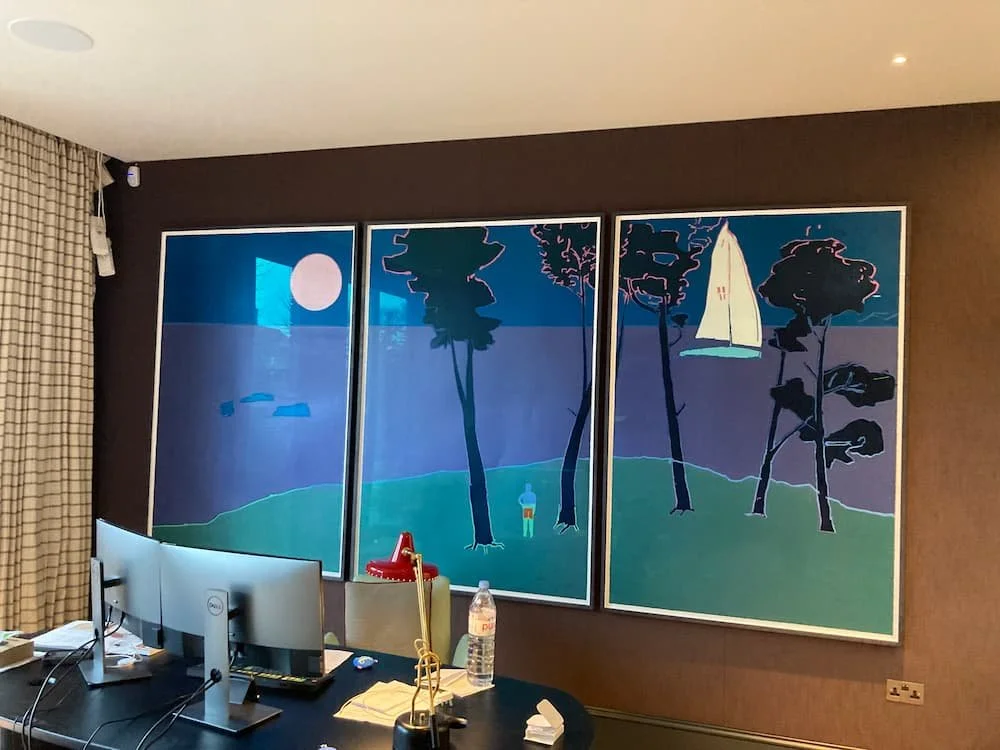 Professional Picture Hanging in Office setting