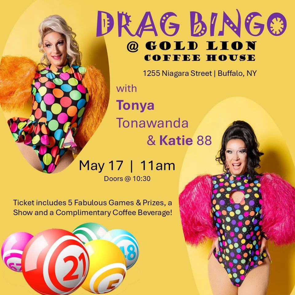 Drag Bingo @ Gold Lion Coffee House!