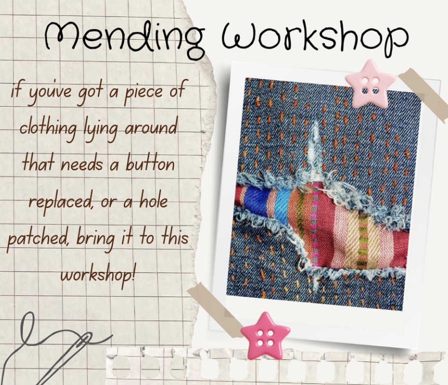 Mending Workshop with Hazel's Yarn