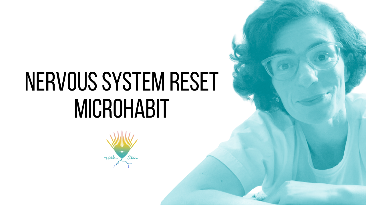 Nervous system reset microhabit: Your eyes are the window to your soul - and your vagus nerve!