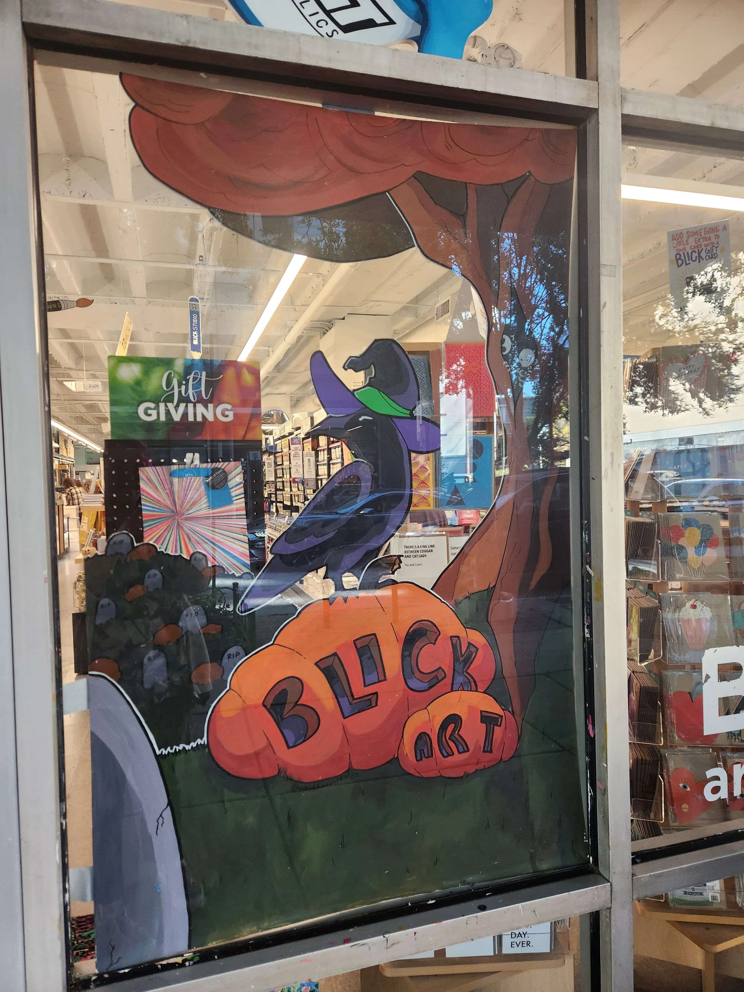 Acrylic Paint and Markers.