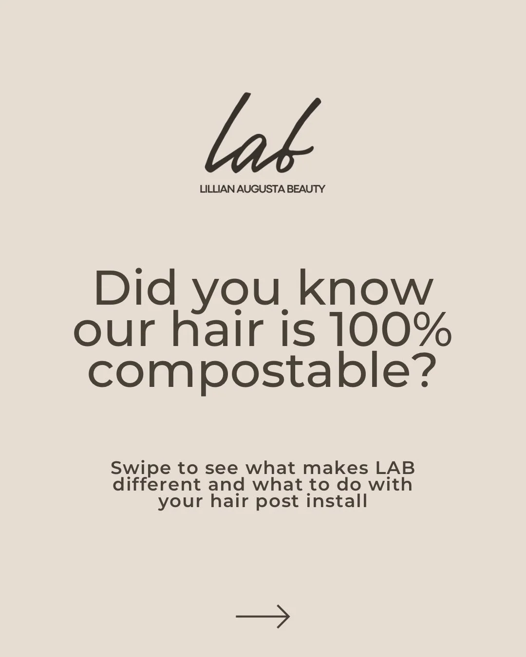 Your hair routine shouldn&rsquo;t come at the cost of your health or the planet&rsquo;s. ♻️🌿 

LAB braiding hair is made from a corn-derived fiber that&rsquo;s plastic-free, hypoallergenic, and clinically tested. And when you&rsquo;re done? It goes 