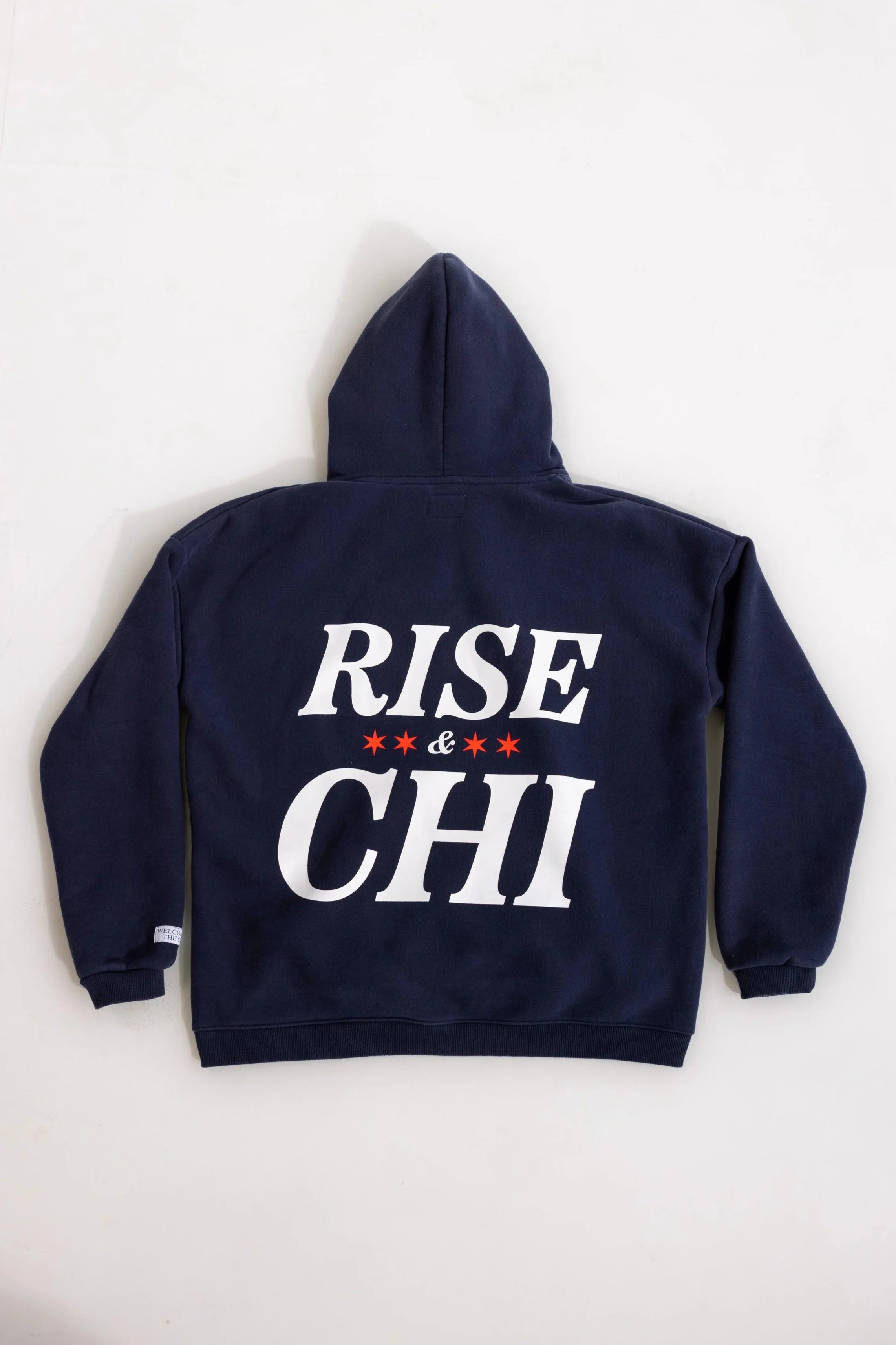 Rise & Chi Navy Hoodie