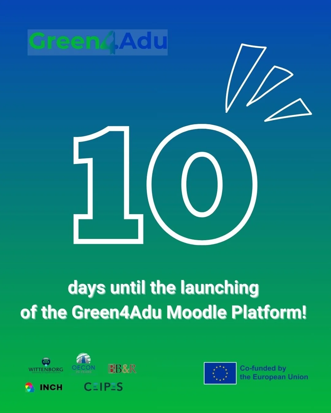 🌱 Only 10 days left! 🌱

We&rsquo;re thrilled to announce that the Green4Adu Moodle Platform will officially launch in just 10 days! 🎉

Stay tuned for updates and be among the first to explore this exciting new space for learning and collaboration!