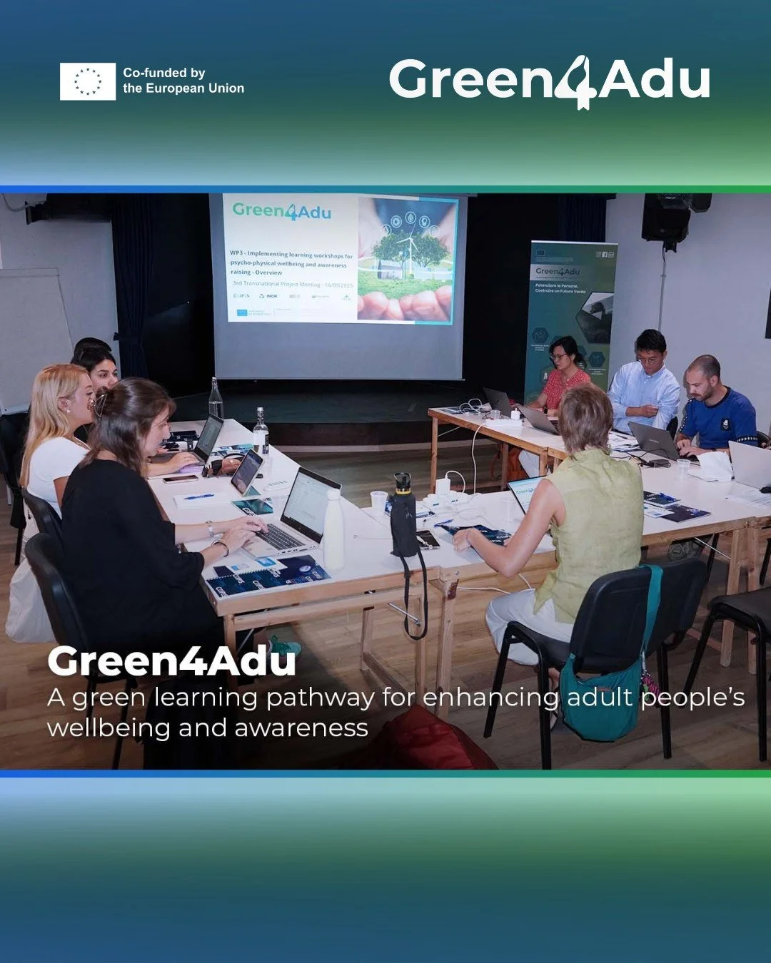 🌿 Green4ADU is moving forward! 🌿

On September 16th, 2025, the team met for the 3rd Transnational Project Meeting &mdash; a lively and productive session that set the stage for the next steps. ✅

The platform is ready and soon will be tested by rea