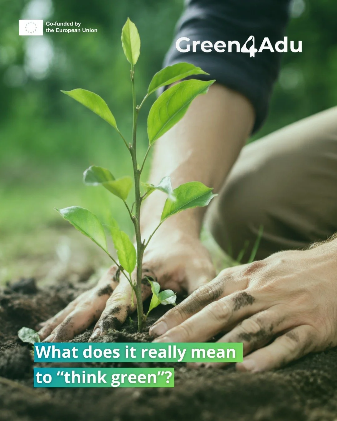 🌱 What does it really mean to &ldquo;think green&rdquo; in everyday life?

It&rsquo;s not just about big actions.
It&rsquo;s about small, conscious choices: how we learn, how we work, how we relate to our environment and to each other.

With GREEN4A