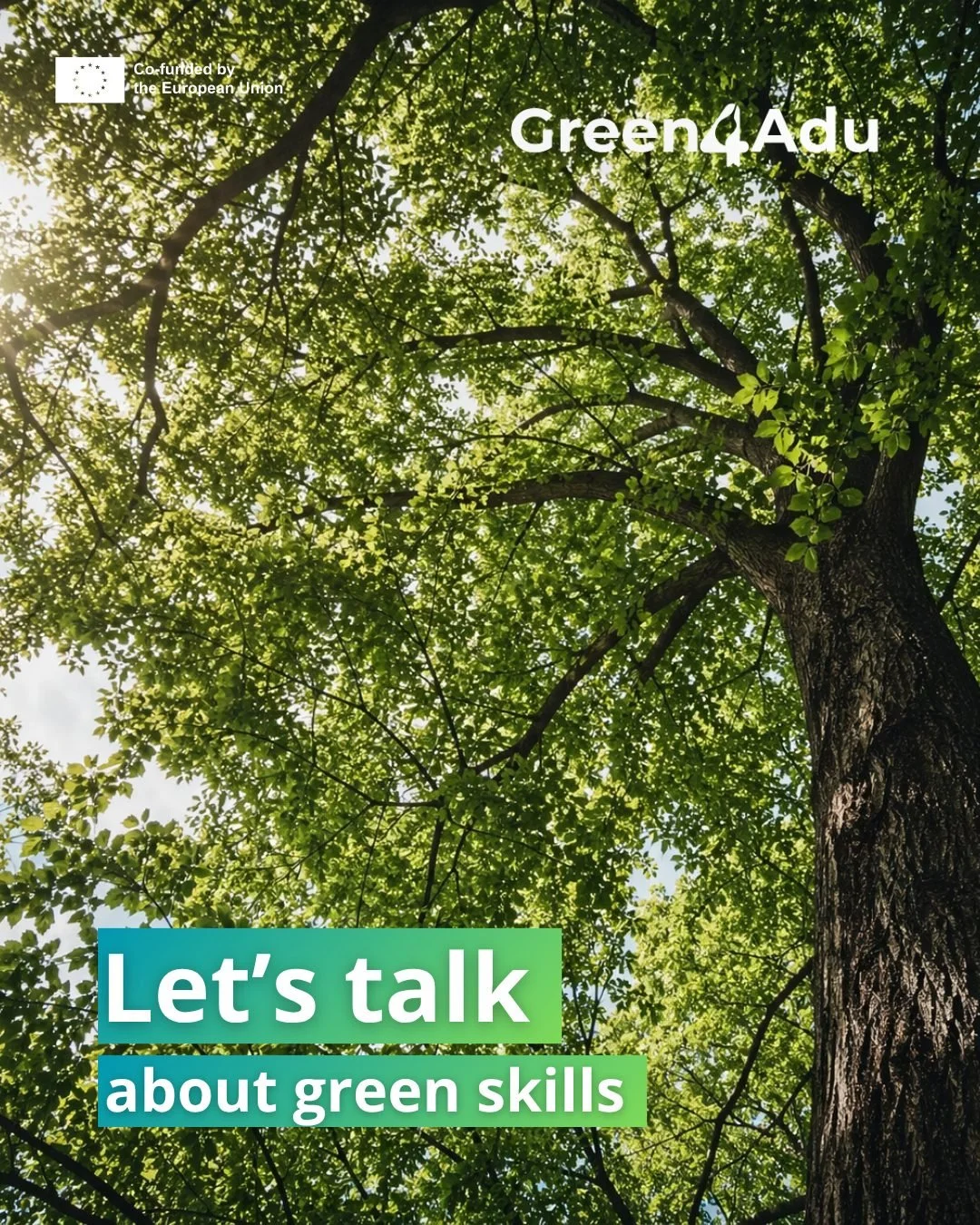 💬 Let&rsquo;s talk about green skills.

When you hear &ldquo;green skills&rdquo;, what comes to your mind?

♻️ Recycling habits?
🌿 Sustainable lifestyles?
💼 New job opportunities in the green sector?

With GREEN4ADU, we are working to connect all 
