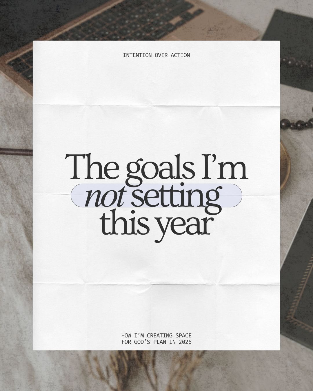Something I've realized recently: as working parents, we can't do it all. Nor were we ever meant to. 

When we lean on our own understanding, we carry the crushing weight of making everything work perfectly. 

But when we trust God's plan? We create 