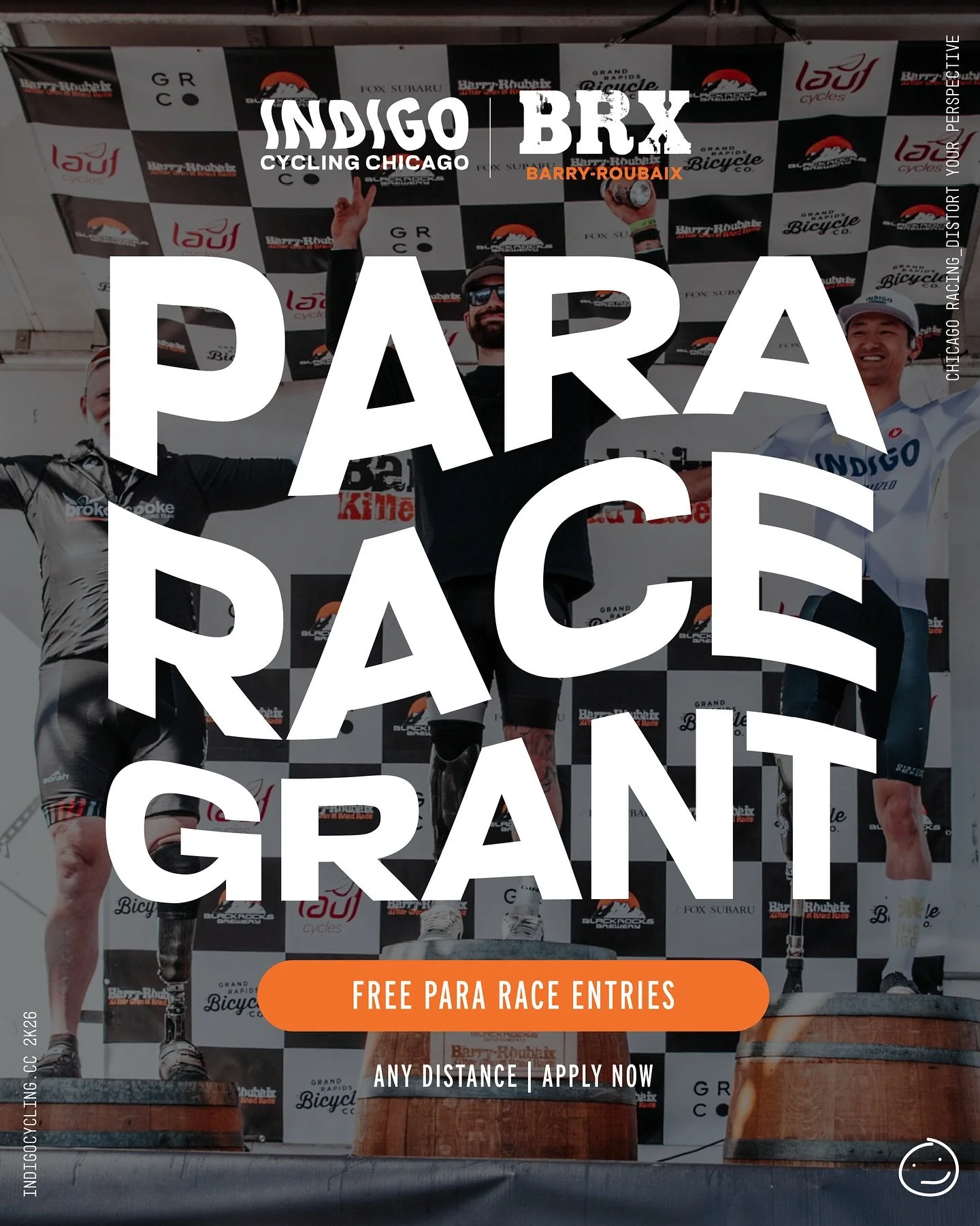 We have continued our partnership with @barryroubaix1 to be able to provide free para entries through our race grant. Apply through the link in our bio. We hope to see you out there on April 18 2026!