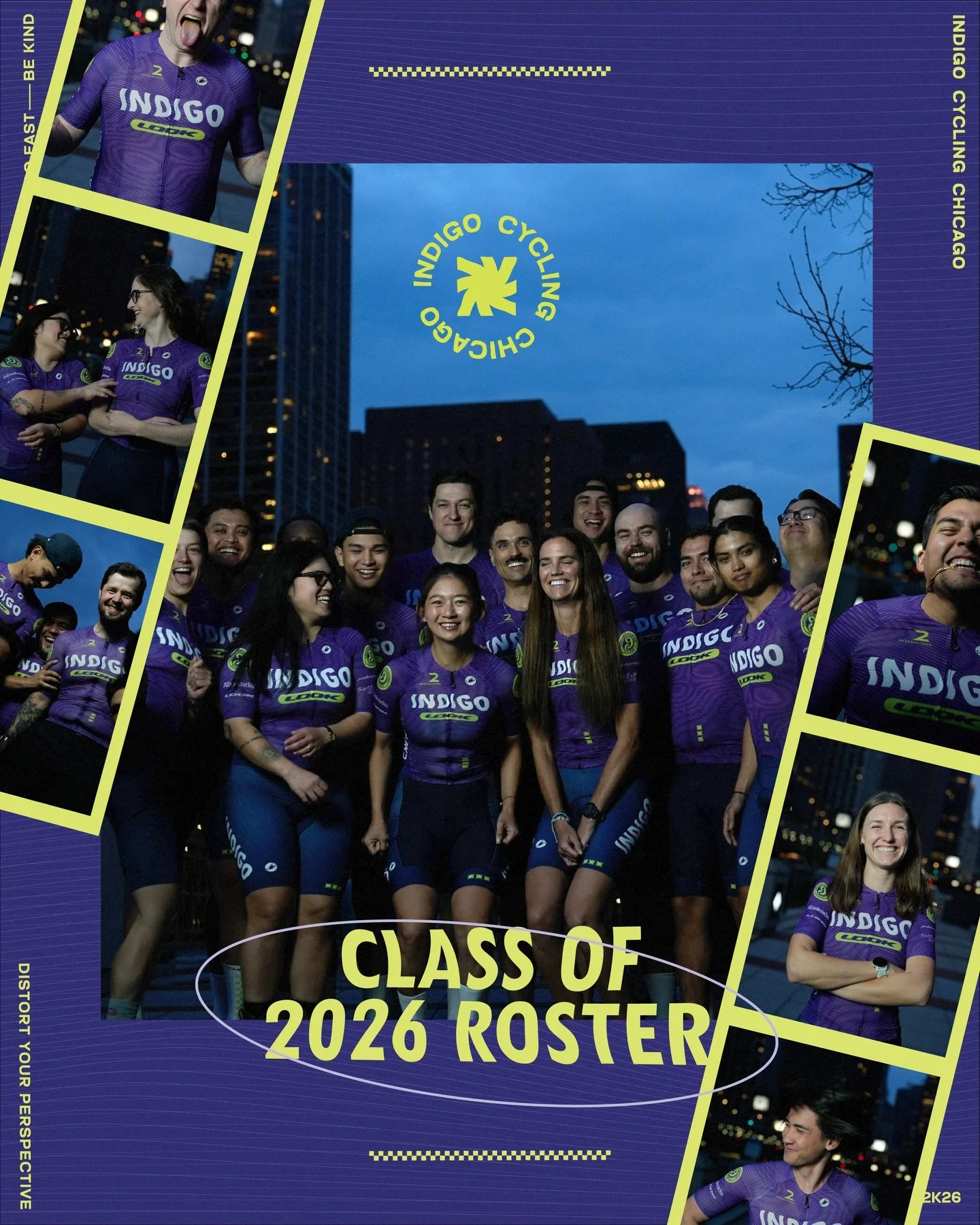 Meet the Indigo Class of 2026.
New jersey, next chapter. The Indigo squad is ready to keep rolling through 2026 with legs shaved..? bikes kinda clean and egos fully inflated. 

Thanks for the support from our Sponsors making all this possible. 
@drag