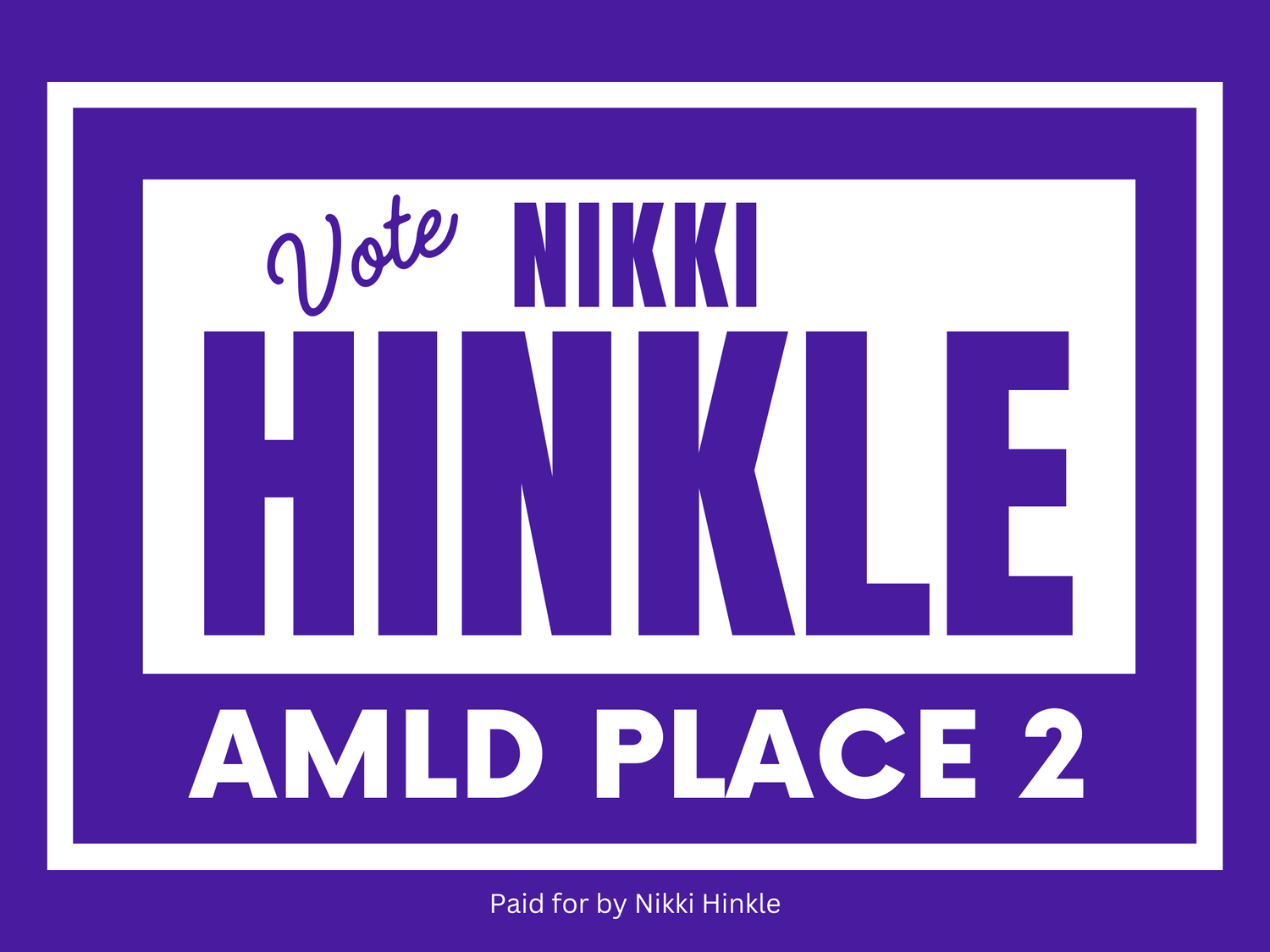 Nikki Hinkle for AMLD Place 2