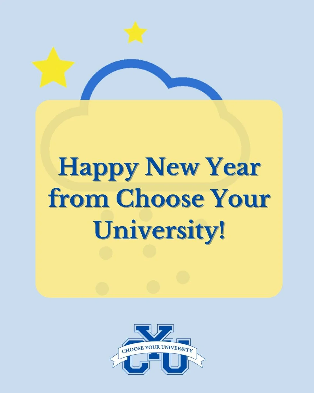 Happy New Year! ❄️

2026 is here, and it&rsquo;s the perfect time to get organized, set goals, and feel confident about your university journey.

Follow Choose Your University for tips, strategies, and guidance to help you make this your best year ye
