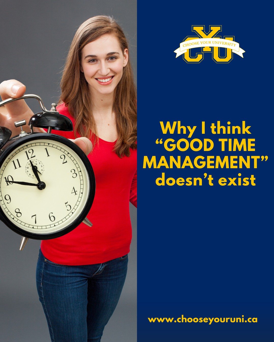 It's not just about managing your time - it's also about managing all your tasks and priorities. In fact, I think those two are harder than actually managing your TIME!

I help students plan and organize themselves at university - both one-on-one and