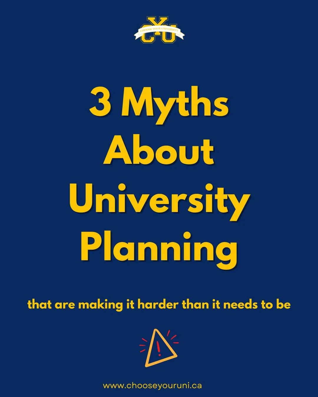 Many students make university planning harder than it needs to be because of a few common myths.

When you strip those away, the process becomes much clearer&mdash;and a lot less stressful.

You don&rsquo;t need certainty.

You need a better way to t