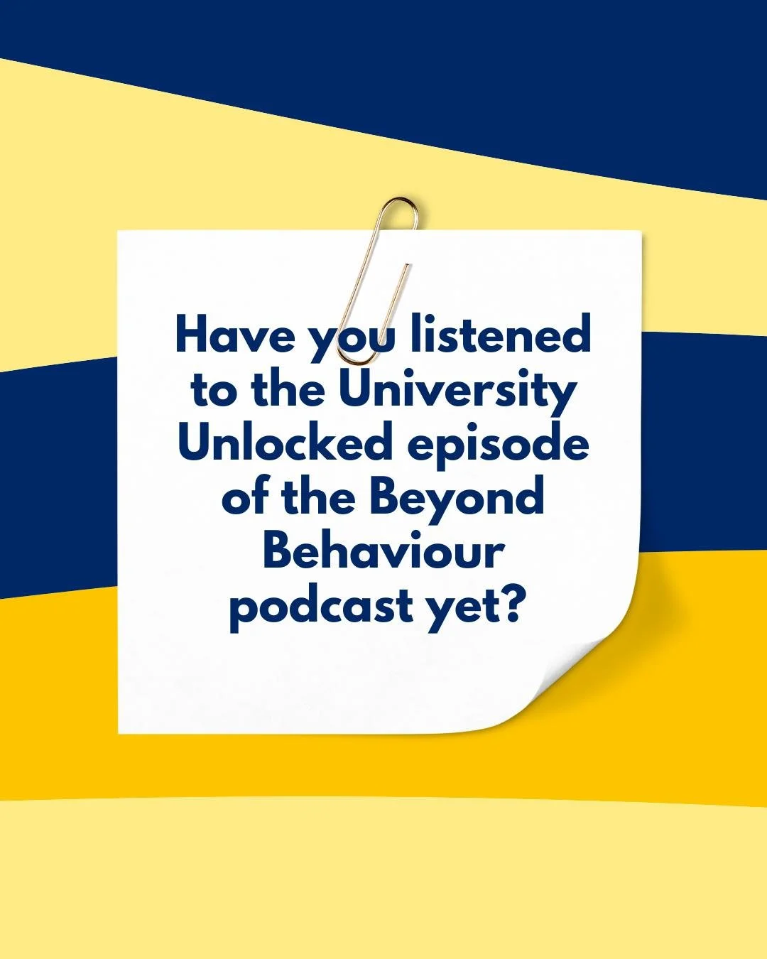 This one is for the parents!

I spoke with Ariela Kaldorf, host of the Beyond Behaviour podcast and founder of @spectrum_of_light_services about how parents can support their kids while they plan for and begin university. This episode will be helpful