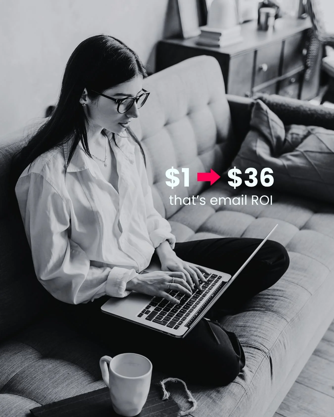 Email marketing = $1 spent, $36 returned.
Name another channel that performs like that!

How does it get such awesome ROI?
📧 Low send costs 
📧 Direct engagement
📧 Ability to sell, nurture &amp; retain all in one place

It&rsquo;s affordable, direc