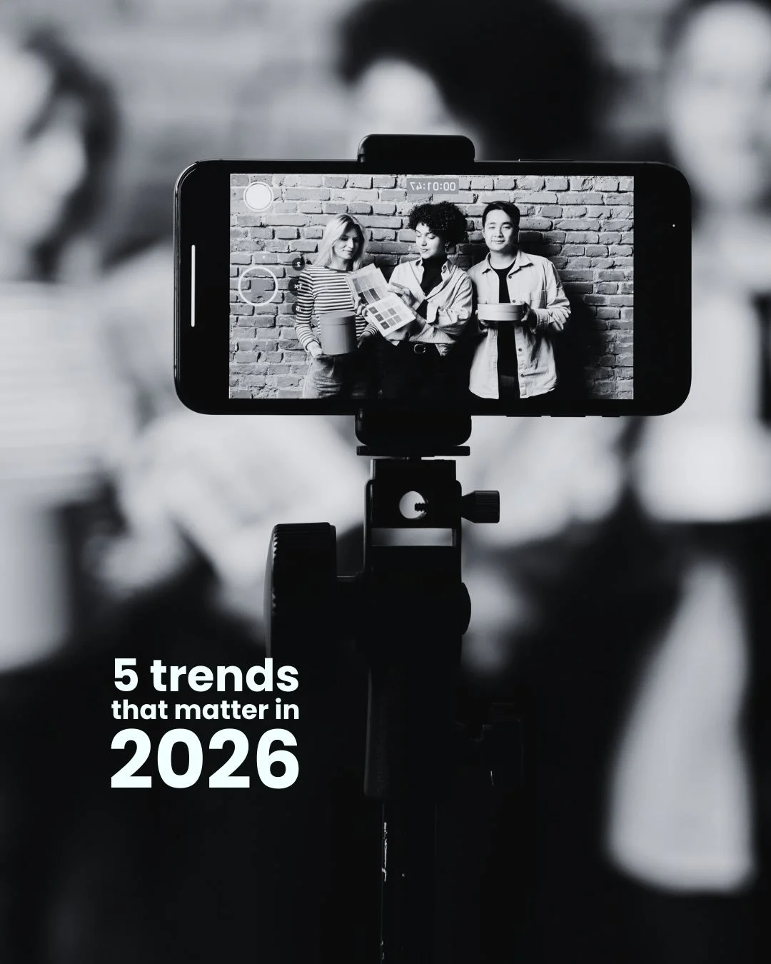 What actually matters in 2026?
A human edge,
 
We&rsquo;re dubbing 2026 The Year of the Human Edge because scroll-stopping content isn&rsquo;t perfect.. it sounds, looks and feels human.
Here are 5 trends to help you create connect thta connects next