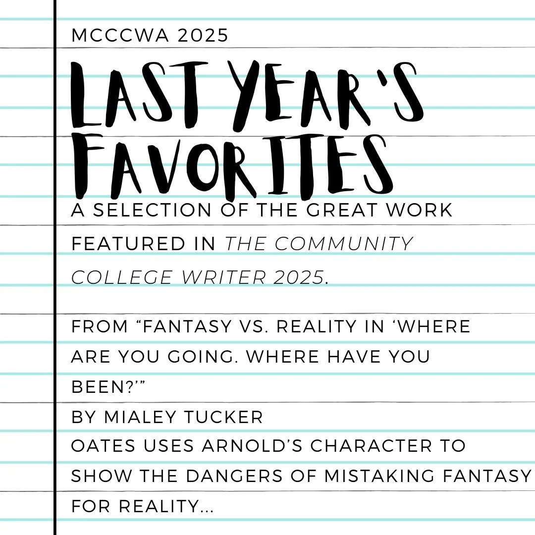 Tucker analyzes this short story by Joyce Carol Oates to find the way the theme of fantasy and reality work in this work. Find the rest of her analysis in the latest Writer.

Until the next competition ends, the rest of this piece can be read online 