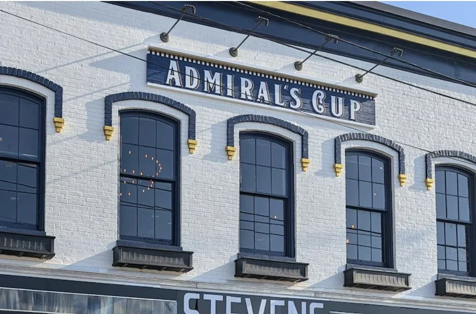 On Friday night, Revolve Design Shop was excited to celebrate our hard work with the opening of The Admiral's Cup's second location at the historic Stevens Hardware building in downtown Annapolis, located at City Dock.

Our renovation spans both the 