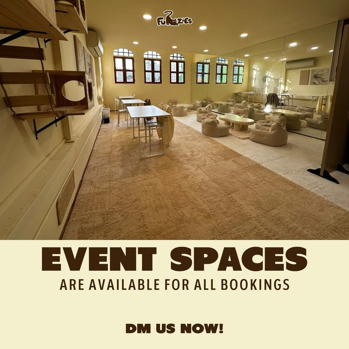 🌟 Looking for the perfect spot for your next event? Look no further! 

🎉 Our event spaces are now available for booking. DM us today to reserve your space and make your event unforgettable! 

✨Don&rsquo;t wait, spaces are filling up fast! #coworkin