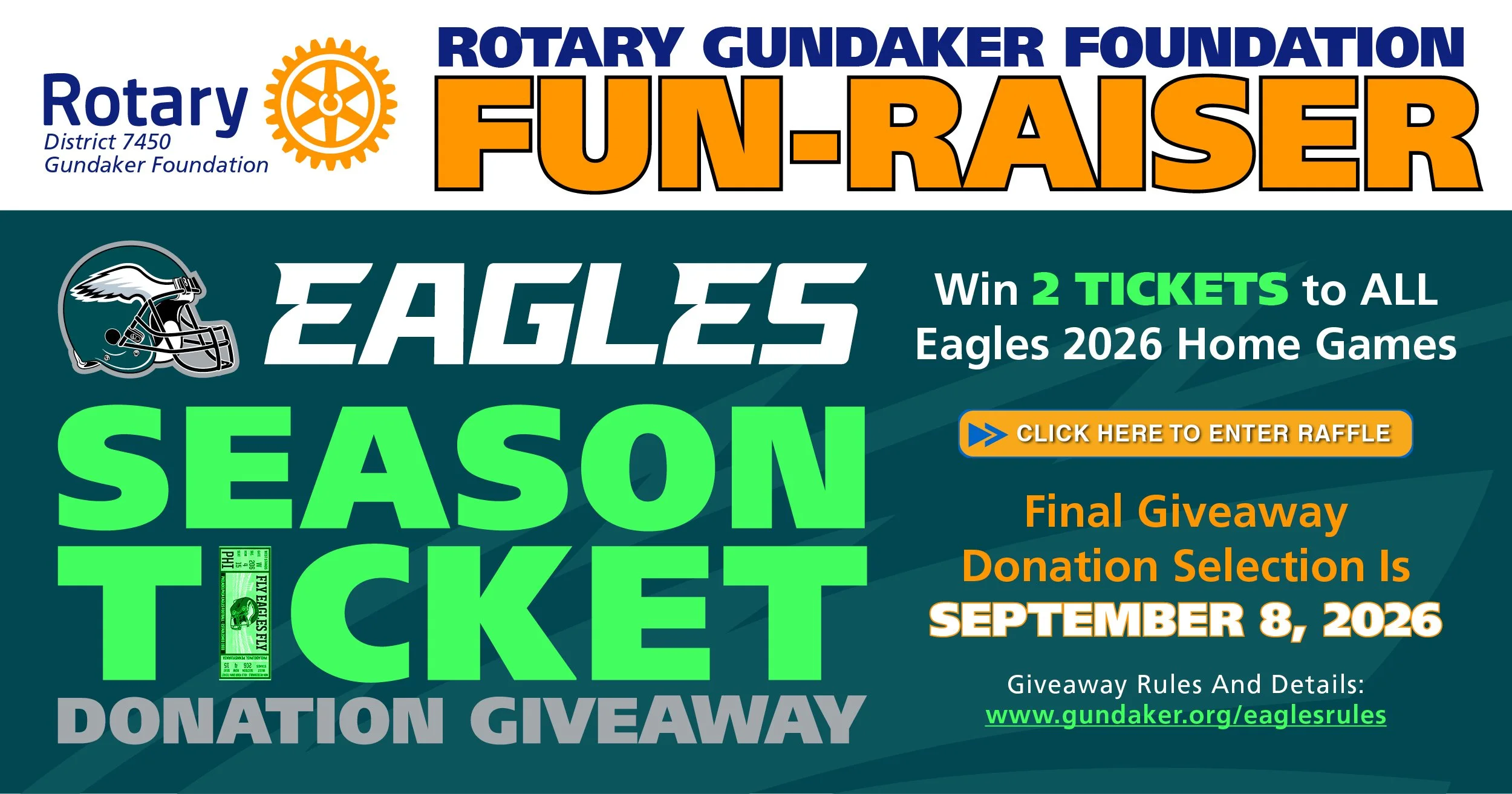 Eagles Season Ticket Fun-Raiser