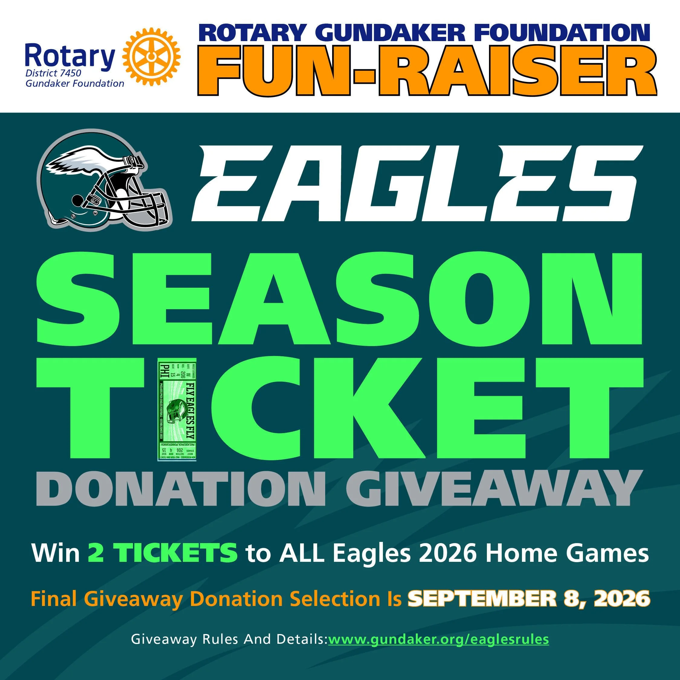 Eagles Season Ticket Fun-Raiser