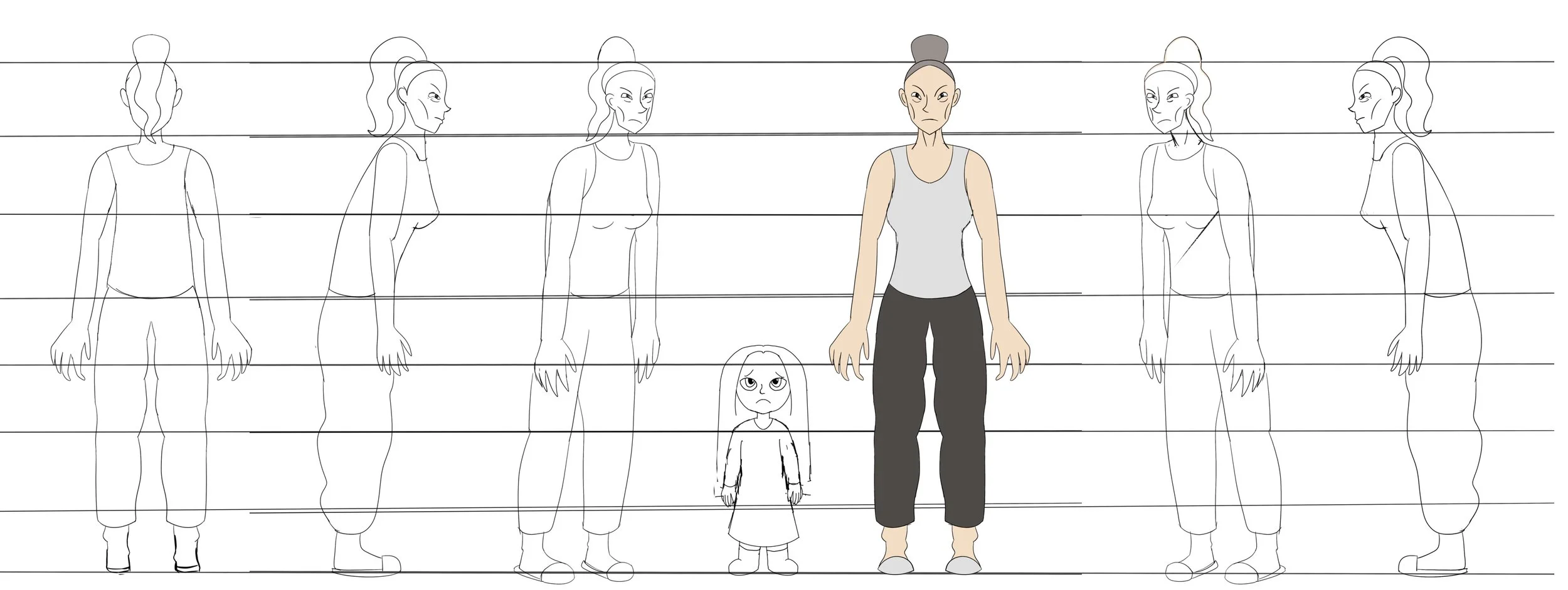 First draft of the mother model sheet